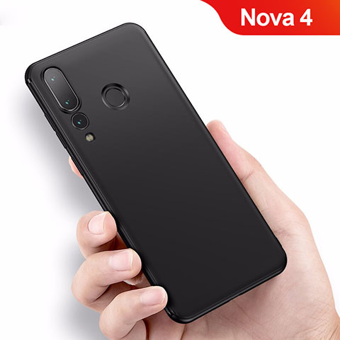 Coque Ultra Fine Silicone Souple pour Huawei Nova 4 Noir
