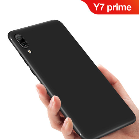 Coque Ultra Fine Silicone Souple pour Huawei Y7 Prime (2019) Noir