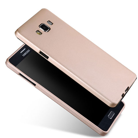 Coque Ultra Fine Silicone Souple pour Samsung Galaxy A7 Duos SM-A700F A700FD Or
