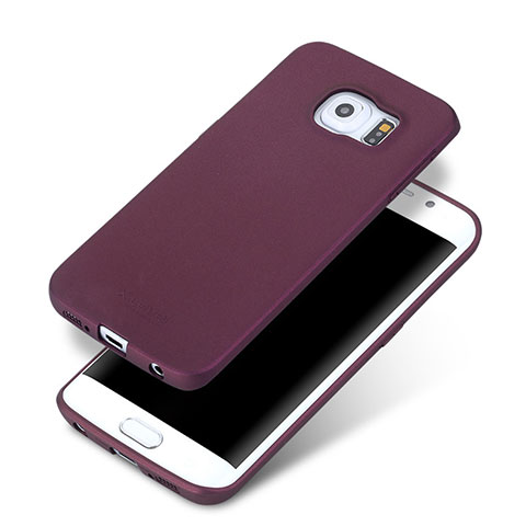 Coque Ultra Fine Silicone Souple pour Samsung Galaxy S6 Edge+ Plus SM-G928F Violet