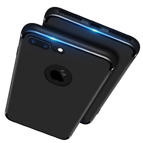Coque Ultra Fine Silicone Souple R02 pour Apple iPhone 7 Plus Noir