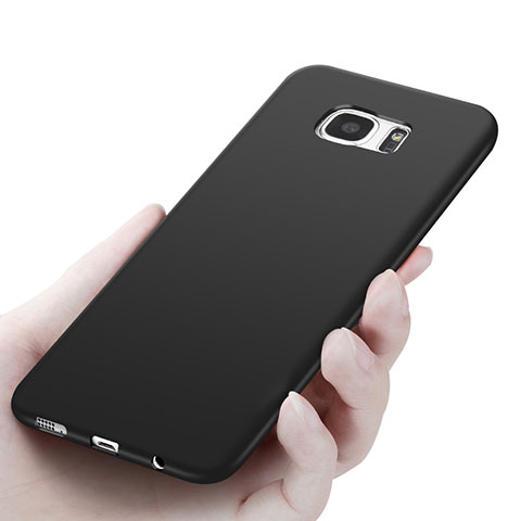 Coque Ultra Fine Silicone Souple R06 pour Samsung Galaxy S7 Edge G935F Noir