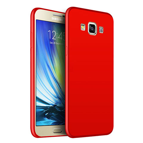 Coque Ultra Fine Silicone Souple S02 pour Samsung Galaxy A7 SM-A700 Rouge