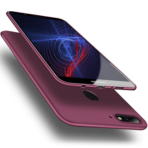 Coque Ultra Fine Silicone Souple S03 pour Huawei Y7 (2018) Violet