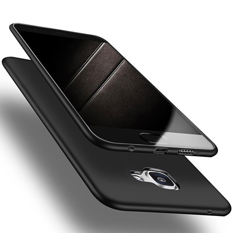 Coque Ultra Fine Silicone Souple S03 pour Samsung Galaxy A9 Pro (2016) SM-A9100 Noir