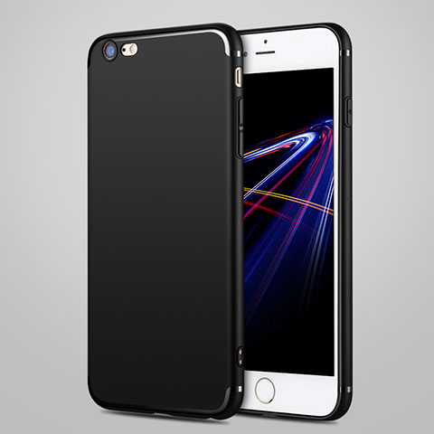 Coque Ultra Fine Silicone Souple S06 pour Apple iPhone 7 Noir