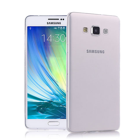 Coque Ultra Fine Silicone Souple Transparente pour Samsung Galaxy A7 Duos SM-A700F A700FD Clair