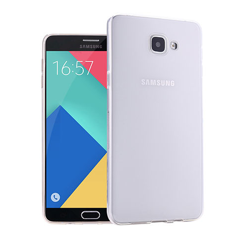 Coque Ultra Fine Silicone Souple Transparente pour Samsung Galaxy A9 Pro (2016) SM-A9100 Blanc