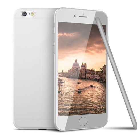 Coque Ultra Fine Silicone Souple U15 pour Apple iPhone 6S Blanc