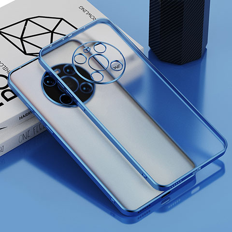 Coque Ultra Fine TPU Souple Housse Etui Transparente AN1 pour Huawei Mate 40 Bleu