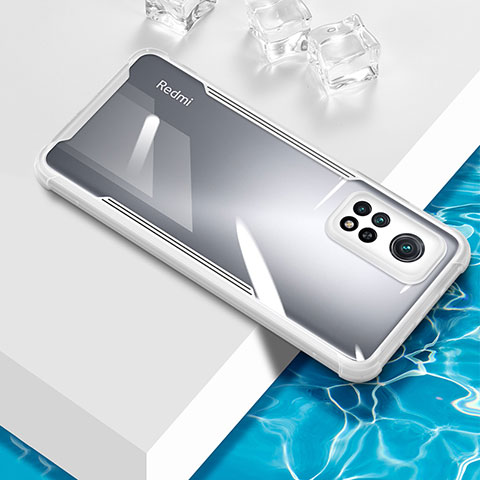 Coque Ultra Fine TPU Souple Housse Etui Transparente BH1 pour Xiaomi Mi 10T Pro 5G Blanc