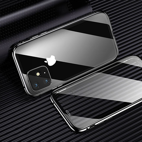 Coque Ultra Fine TPU Souple Housse Etui Transparente H01 pour Apple iPhone 11 Noir