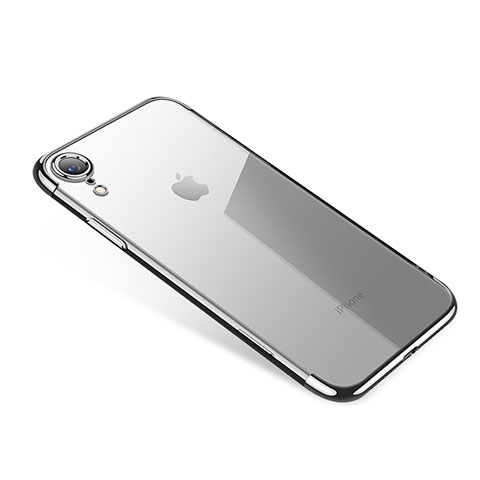 Coque Ultra Fine TPU Souple Housse Etui Transparente H01 pour Apple iPhone XR Argent