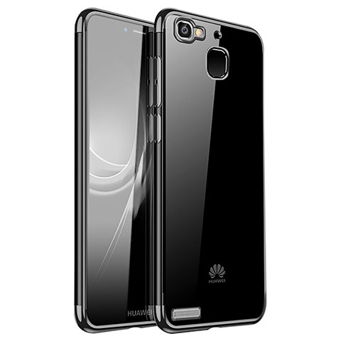 Coque Ultra Fine TPU Souple Housse Etui Transparente H01 pour Huawei Enjoy 5S Noir