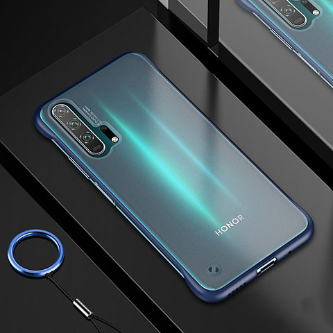 Coque Ultra Fine TPU Souple Housse Etui Transparente H01 pour Huawei Honor 20 Pro Bleu