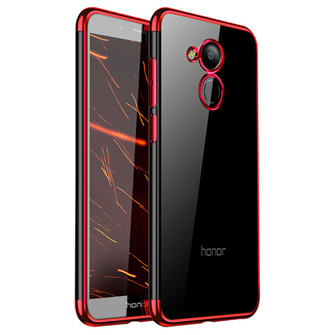 Coque Ultra Fine TPU Souple Housse Etui Transparente H01 pour Huawei Honor 6A Rouge