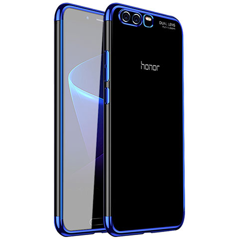 Coque Ultra Fine TPU Souple Housse Etui Transparente H01 pour Huawei Honor 9 Bleu