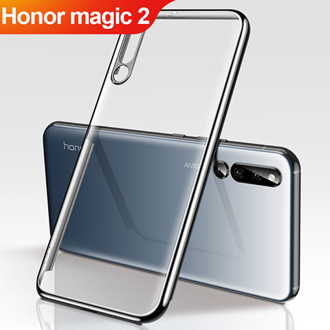 Coque Ultra Fine TPU Souple Housse Etui Transparente H01 pour Huawei Honor Magic 2 Noir