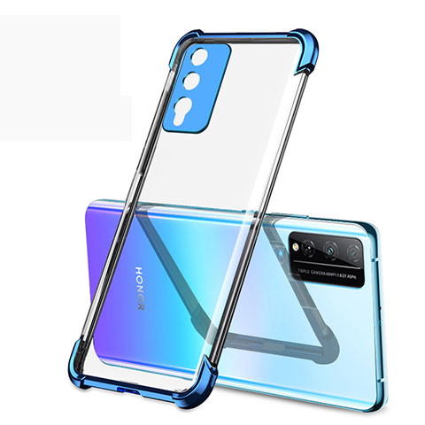 Coque Ultra Fine TPU Souple Housse Etui Transparente H01 pour Huawei Honor Play4T Pro Bleu