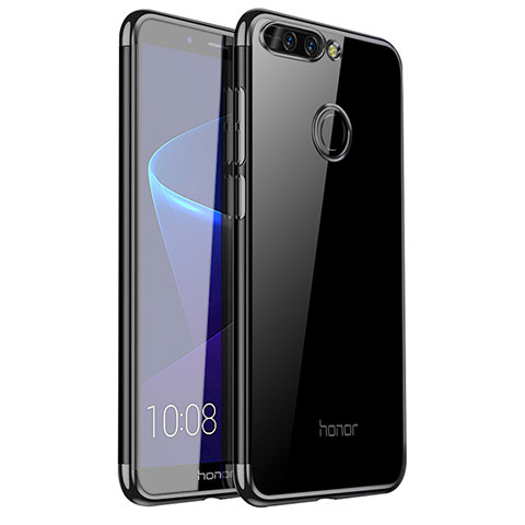 Coque Ultra Fine TPU Souple Housse Etui Transparente H01 pour Huawei Honor V9 Noir