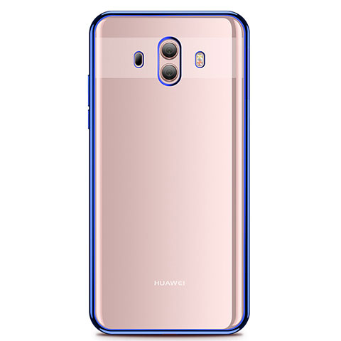 Coque Ultra Fine TPU Souple Housse Etui Transparente H01 pour Huawei Mate 10 Bleu