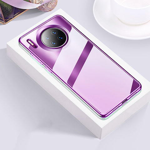 Coque Ultra Fine TPU Souple Housse Etui Transparente H01 pour Huawei Mate 30 Pro Violet