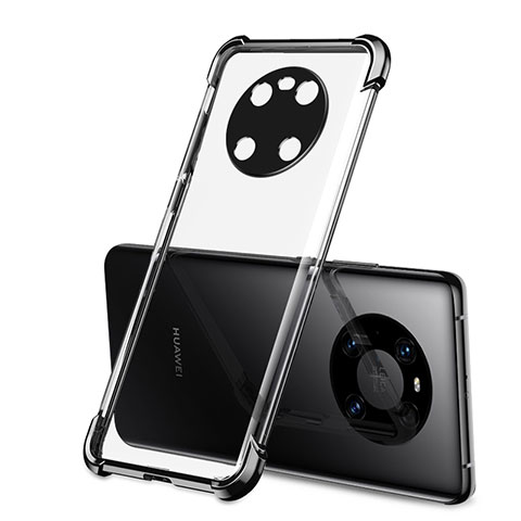 Coque Ultra Fine TPU Souple Housse Etui Transparente H01 pour Huawei Mate 40 Noir