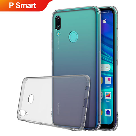 Coque Ultra Fine TPU Souple Housse Etui Transparente H01 pour Huawei P Smart (2019) Gris