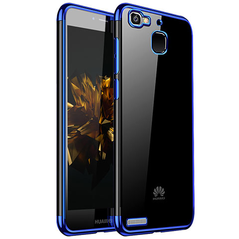 Coque Ultra Fine TPU Souple Housse Etui Transparente H01 pour Huawei P8 Lite Smart Bleu