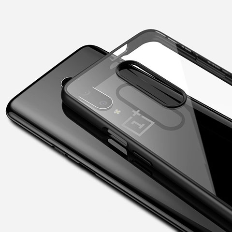 Coque Ultra Fine TPU Souple Housse Etui Transparente H01 pour OnePlus 7 Pro Noir