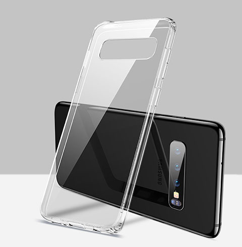 Coque Ultra Fine TPU Souple Housse Etui Transparente H01 pour Samsung Galaxy S10 Clair