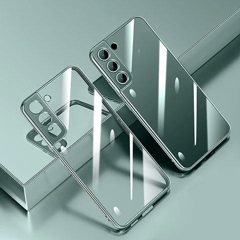 Coque Ultra Fine TPU Souple Housse Etui Transparente H01 pour Samsung Galaxy S22 5G Vert