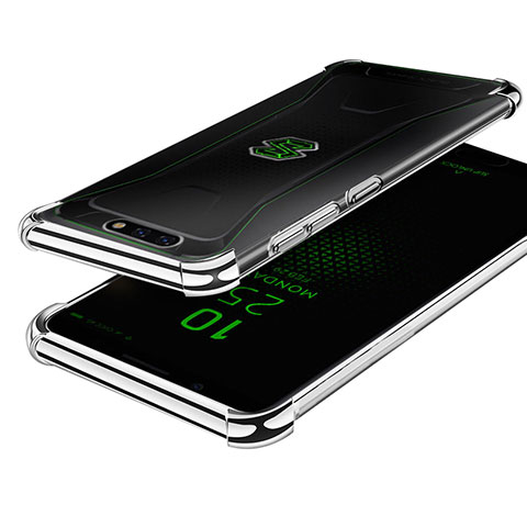 Coque Ultra Fine TPU Souple Housse Etui Transparente H01 pour Xiaomi Black Shark Argent