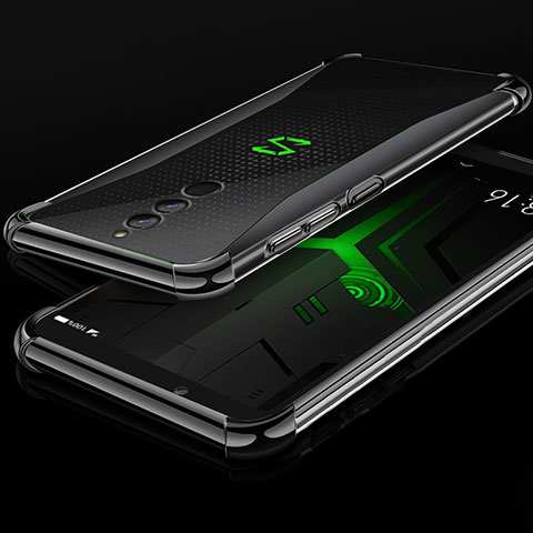Coque Ultra Fine TPU Souple Housse Etui Transparente H01 pour Xiaomi Black Shark Helo Noir