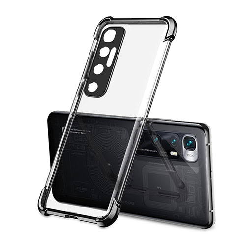 Coque Ultra Fine TPU Souple Housse Etui Transparente H01 pour Xiaomi Mi 10 Ultra Noir