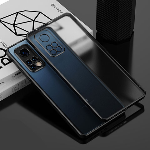 Coque Ultra Fine TPU Souple Housse Etui Transparente H01 pour Xiaomi Mi 10T Pro 5G Noir