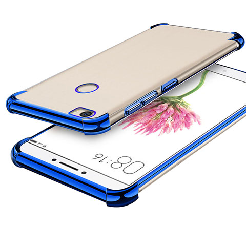 Coque Ultra Fine TPU Souple Housse Etui Transparente H01 pour Xiaomi Mi Max Bleu