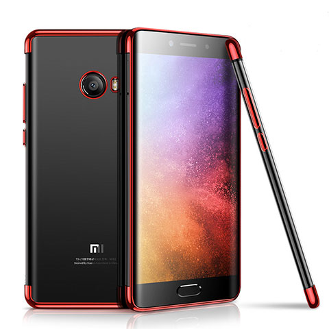 Coque Ultra Fine TPU Souple Housse Etui Transparente H01 pour Xiaomi Mi Note 2 Rouge