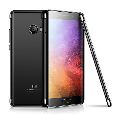 Coque Ultra Fine TPU Souple Housse Etui Transparente H01 pour Xiaomi Mi Note 2 Special Edition Noir
