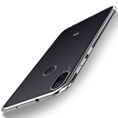 Coque Ultra Fine TPU Souple Housse Etui Transparente H01 pour Xiaomi Mi Play 4G Argent