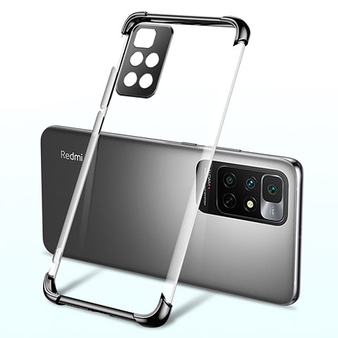 Coque Ultra Fine TPU Souple Housse Etui Transparente H01 pour Xiaomi Redmi 10 4G Noir