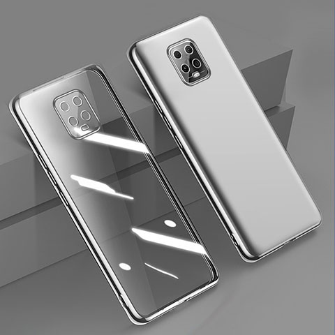 Coque Ultra Fine TPU Souple Housse Etui Transparente H01 pour Xiaomi Redmi 10X Pro 5G Argent
