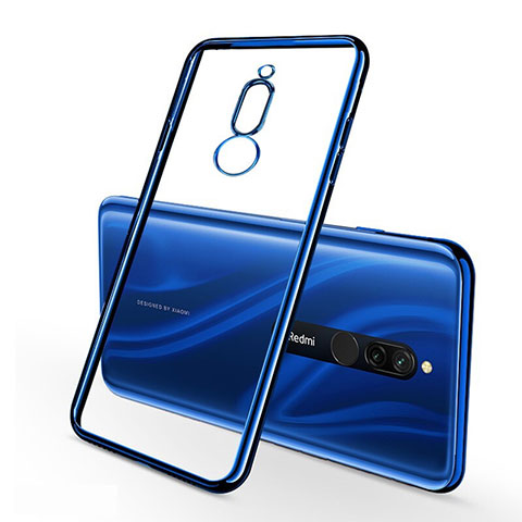 Coque Ultra Fine TPU Souple Housse Etui Transparente H01 pour Xiaomi Redmi 8 Bleu