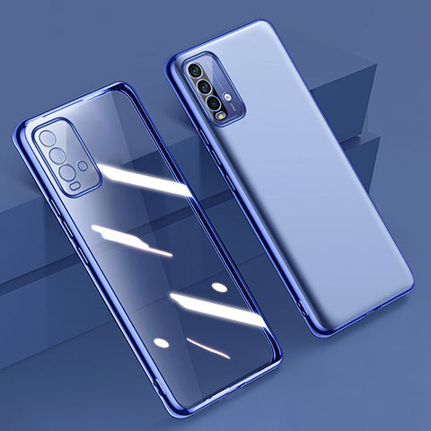 Coque Ultra Fine TPU Souple Housse Etui Transparente H01 pour Xiaomi Redmi 9T 4G Bleu