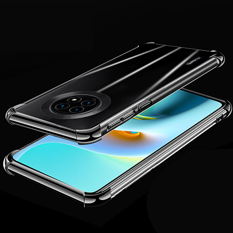 Coque Ultra Fine TPU Souple Housse Etui Transparente H02 pour Huawei Enjoy 20 Plus 5G Noir