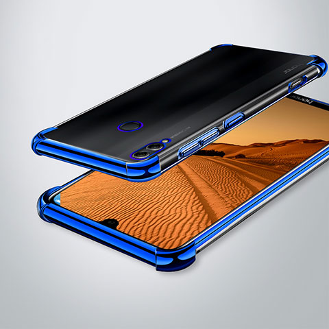 Coque Ultra Fine TPU Souple Housse Etui Transparente H02 pour Huawei Enjoy Max Bleu