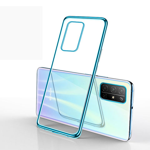 Coque Ultra Fine TPU Souple Housse Etui Transparente H02 pour Huawei Honor 30S Bleu
