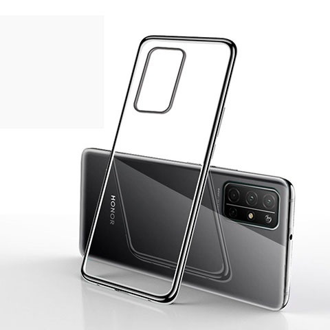 Coque Ultra Fine TPU Souple Housse Etui Transparente H02 pour Huawei Honor 30S Noir