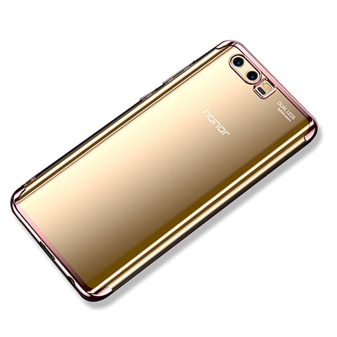 Coque Ultra Fine TPU Souple Housse Etui Transparente H02 pour Huawei Honor 9 Premium Or Rose