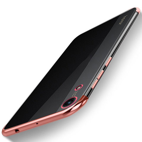 Coque Ultra Fine TPU Souple Housse Etui Transparente H02 pour Huawei Honor Play 8A Or Rose